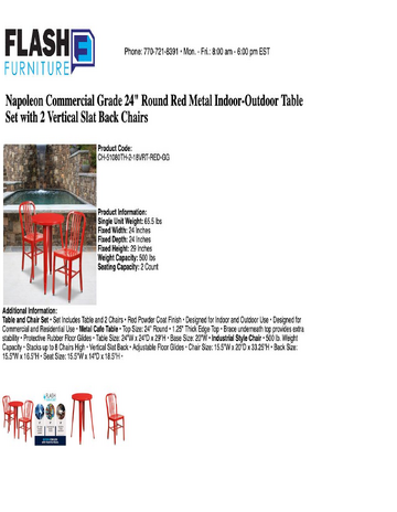 Spec Sheet