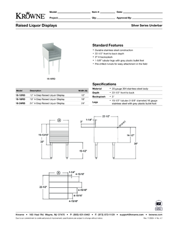 Spec Sheet