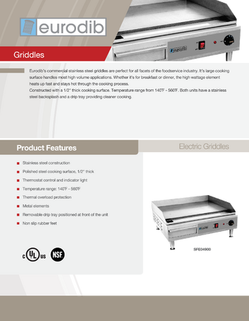 Spec Sheet