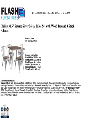 Spec Sheet