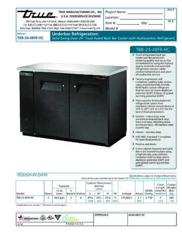 Spec Sheet