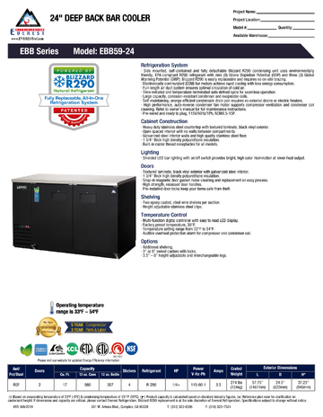 Spec Sheet