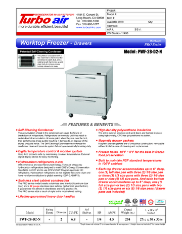 Spec Sheet