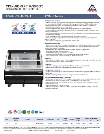 Spec Sheet