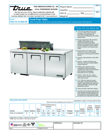 Spec Sheet
