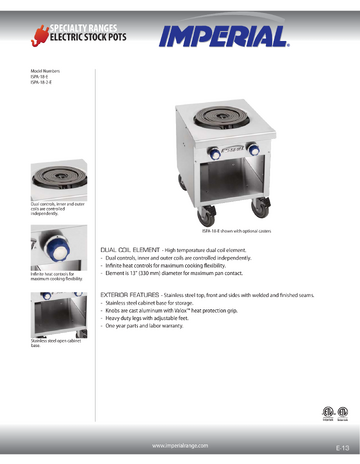 Spec Sheet