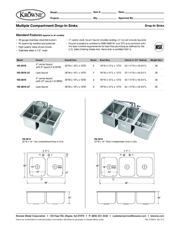 Spec Sheet