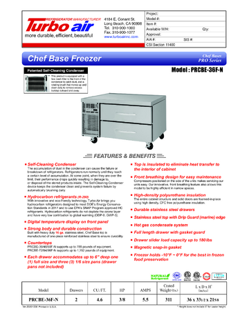 Spec Sheet