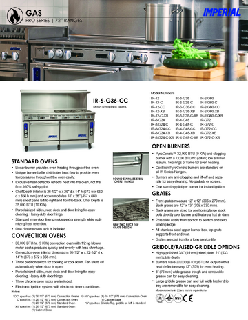 Spec Sheet