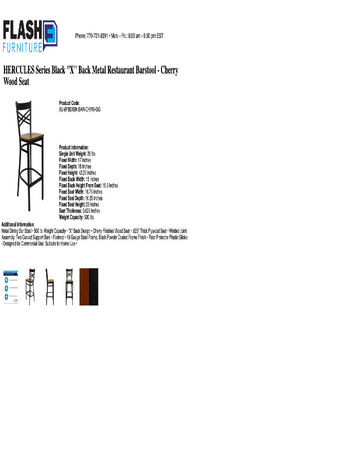 Spec Sheet