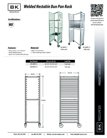 Spec Sheet