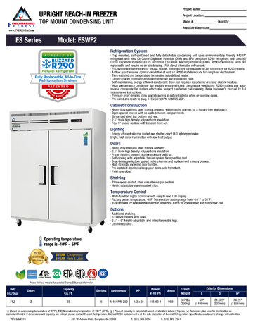 Spec Sheet