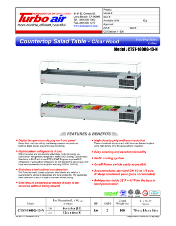 Spec Sheet