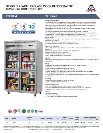 Spec Sheet