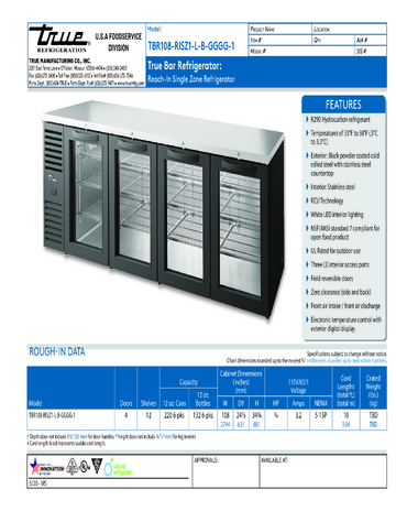 Spec Sheet