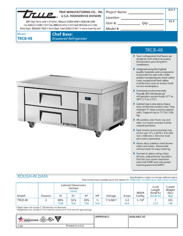 Spec Sheet