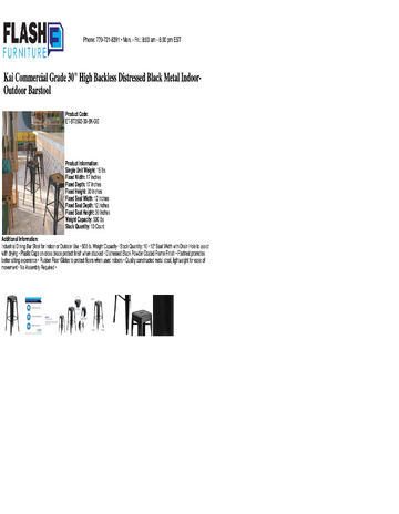 Spec Sheet