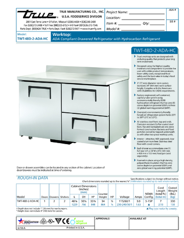Spec Sheet