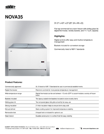 Spec Sheet