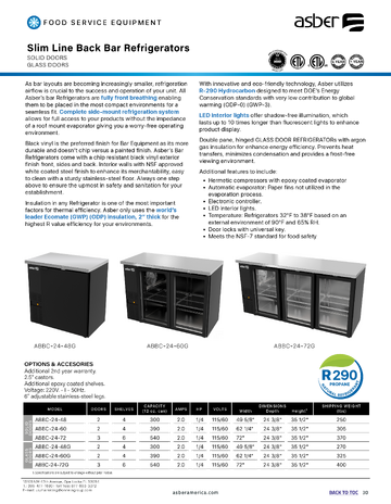 Spec Sheet