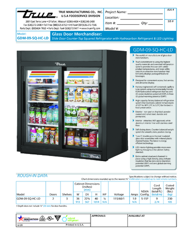 Spec Sheet