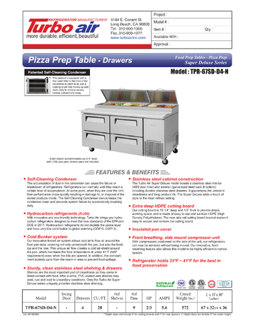 Spec Sheet