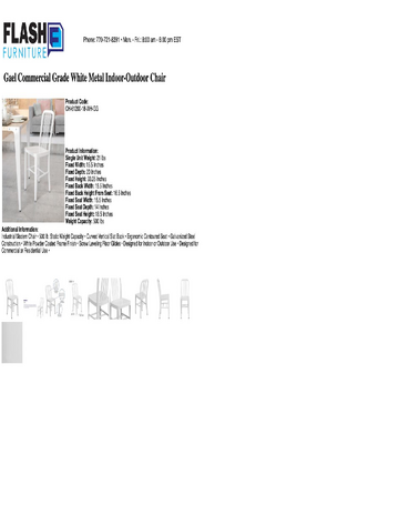 Spec Sheet