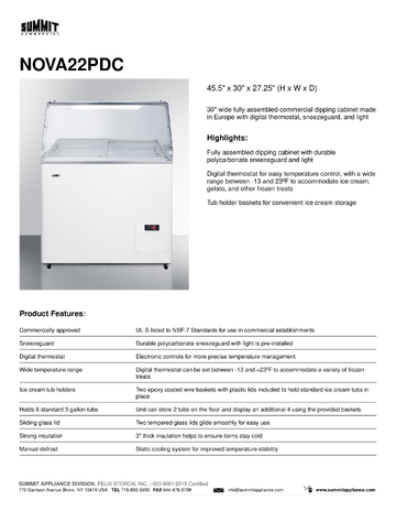 Spec Sheet
