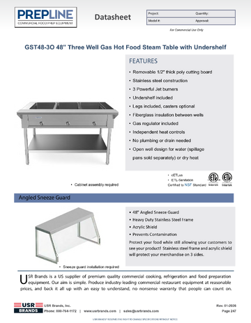 Spec Sheet