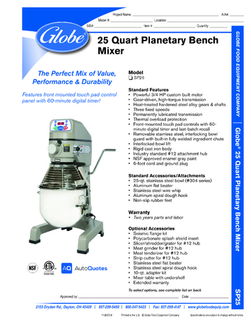Spec Sheet