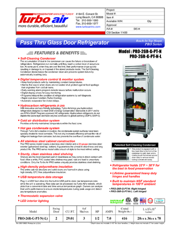 Spec Sheet