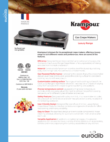 Spec Sheet