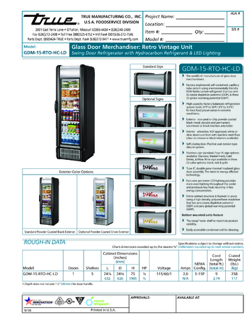 Spec Sheet