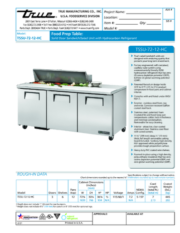 Spec Sheet