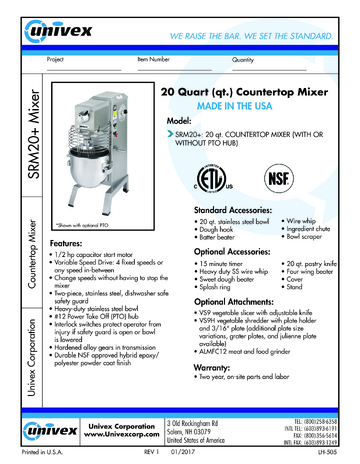 Spec Sheet