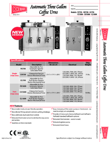 Spec Sheet