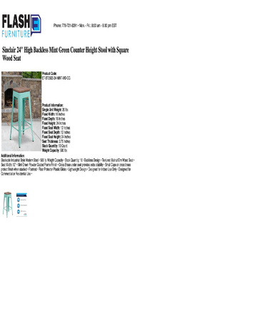 Spec Sheet