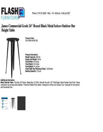 Spec Sheet