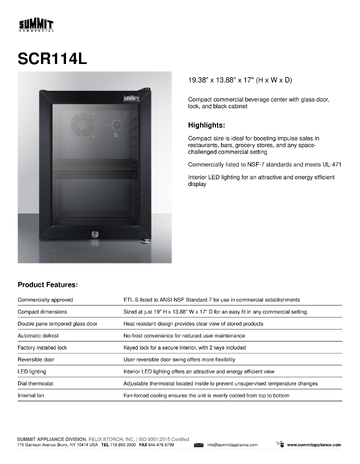 Spec Sheet