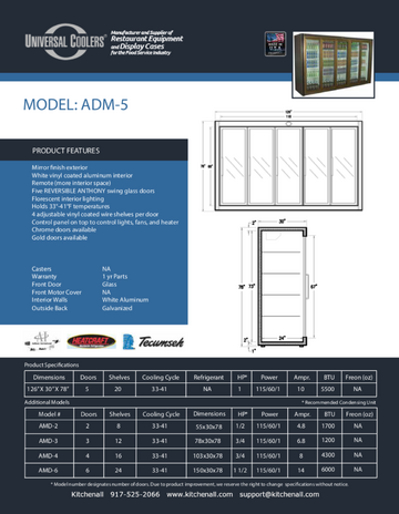 Spec Sheet