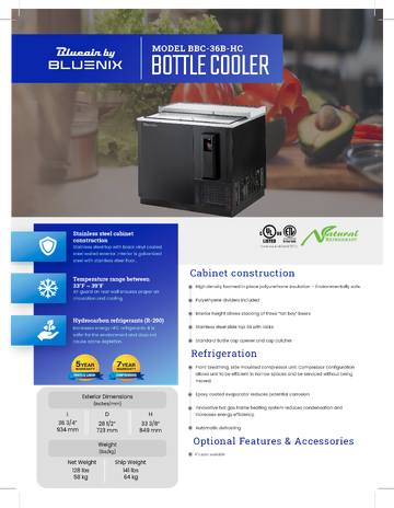 Spec Sheet