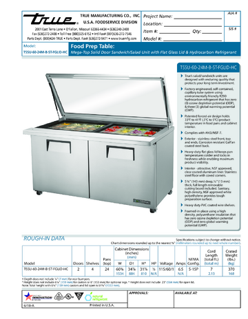 Spec Sheet