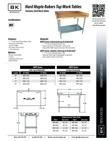 Spec Sheet