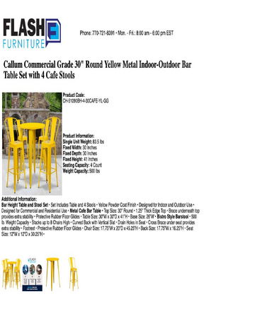 Spec Sheet