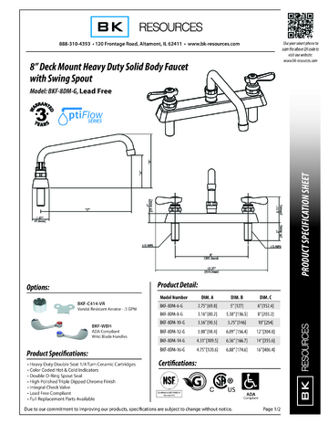 Spec Sheet