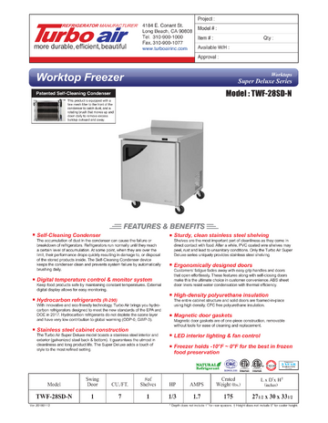 Spec Sheet