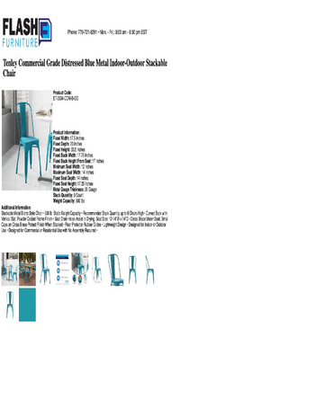 Spec Sheet