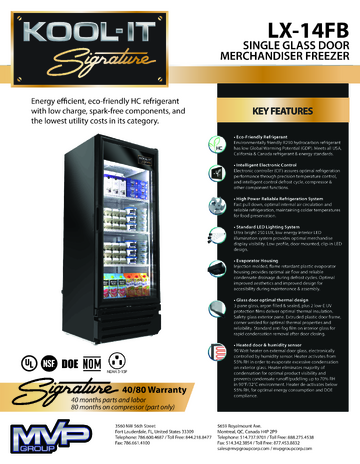 Spec Sheet