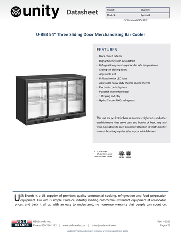 Spec Sheet
