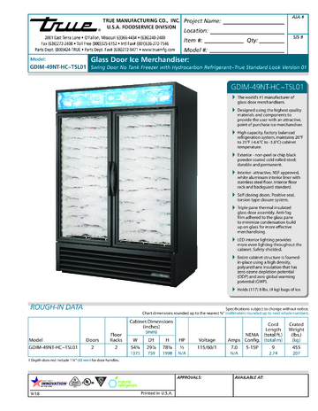 Spec Sheet